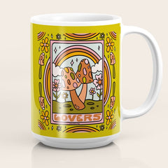 6. The Lovers Mushroom Coffee Mug