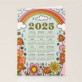 2025 Calendar Stationery Card