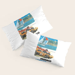 1970 MONACO Grand Prix Racing Poster Pillow Sham