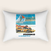 1970 MONACO Grand Prix Racing Poster Rectangular Pillow