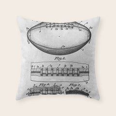 1938 Football Throw Pillow