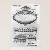 1938 Football Stationery Card