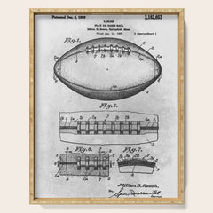 1938 Football Serving Tray
