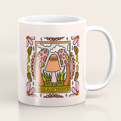 5. The Hierophant Mushroom Coffee Mug