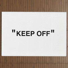 "KEEP OFF" Outdoor Rug
