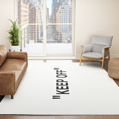 "KEEP OFF" Rug