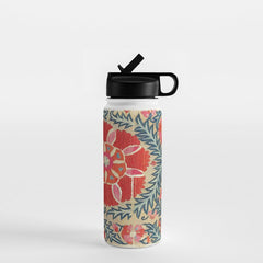 18th Century Suzani Fragment Print Water Bottle