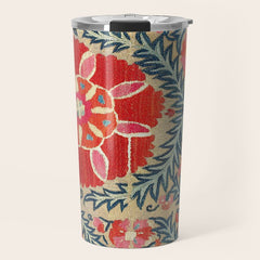 18th Century Suzani Fragment Print Travel Mug