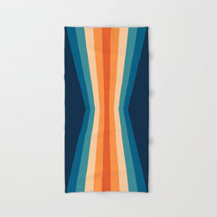 70's Retro Reflection Bath Towel