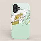 70s outer banks surf // retro surf by surfy birdy iPhone Case
