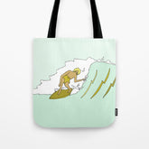 70s outer banks surf // retro surf by surfy birdy Tote Bag