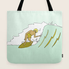 70s outer banks surf // retro surf by surfy birdy Tote Bag