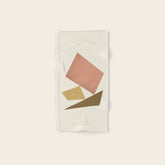 3 Forms Composition - Pink Bath Towel
