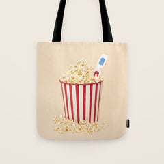 3D movie time Tote Bag
