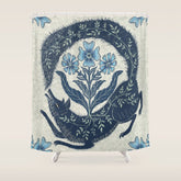 A Fox Chasing Its Tail Shower Curtain