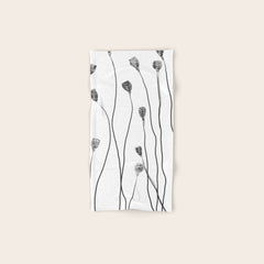 A group of poppy heads Bath Towel