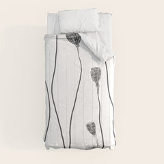 A group of poppy heads Comforter