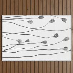 A group of poppy heads Outdoor Rug