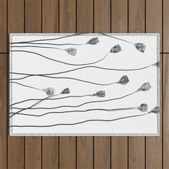 A group of poppy heads Outdoor Rug