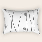 A group of poppy heads Rectangular Pillow