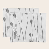 A group of poppy heads Placemat
