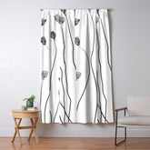 A group of poppy heads Window Curtain