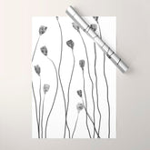 A group of poppy heads Wrapping Paper