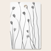 A group of poppy heads Cutting Board