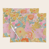 60's Retro Floral Placemat