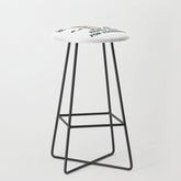"Montana: Pants Are For Tourists" Funny Retro Cowboy Travel Art Stool