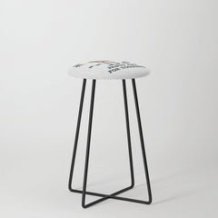 "Montana: Pants Are For Tourists" Funny Retro Cowboy Travel Art Stool