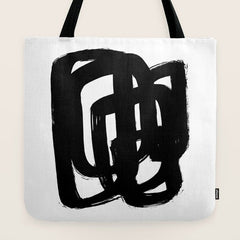 A Heavy Thought White Background Tote Bag