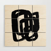 A Heavy Thought White Background Wood Wall Art