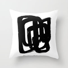 A Heavy Thought White Background Throw Pillow