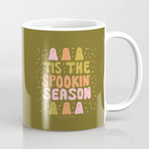 Tis the Spookin Season in Green Coffee Mug