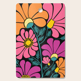 70s Disco Garden Cutting Board