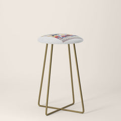 1959 24 Hours of Le Mans Race Poster Stool