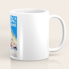 1959 24 Hours of Le Mans Race Poster Coffee Mug