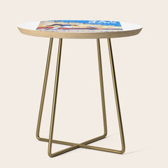 1959 24 Hours of Le Mans Race Poster Side Table