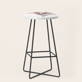 1959 24 Hours of Le Mans Race Poster Stool