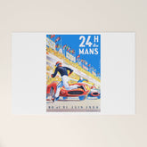 1959 24 Hours of Le Mans Race Poster Welcome Mat