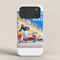 1959 24 Hours of Le Mans Race Poster iPhone Case