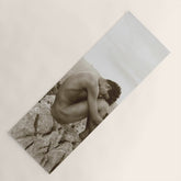 Caino' Male Nude black and white photograph / black and white photography by Wilhem von Gloeden Yoga Mat