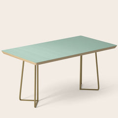 1950s Mint Green Solid Coffee Table