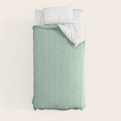 1950s Mint Green Solid Comforter