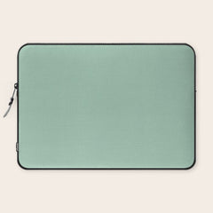 1950s Mint Green Solid Laptop Sleeve