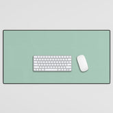 1950s Mint Green Solid Desk Mat