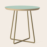 1950s Mint Green Solid Side Table