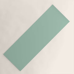 1950s Mint Green Solid Yoga Mat