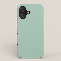 1950s Mint Green Solid iPhone Case